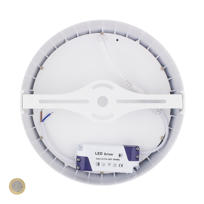 led deckenleuchte rund weies design 12w
