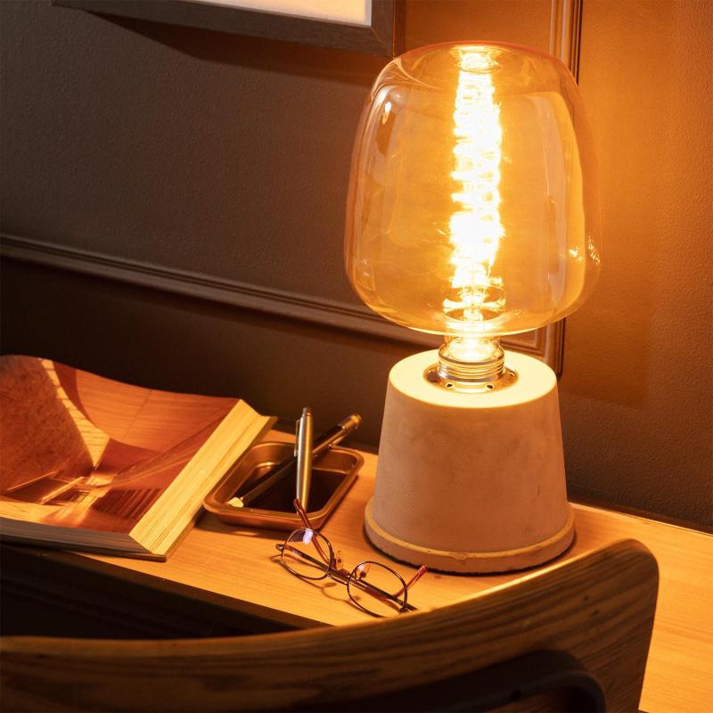 Image de Ampoule LED Filament E27 4W 400 lm G235 Ambre
