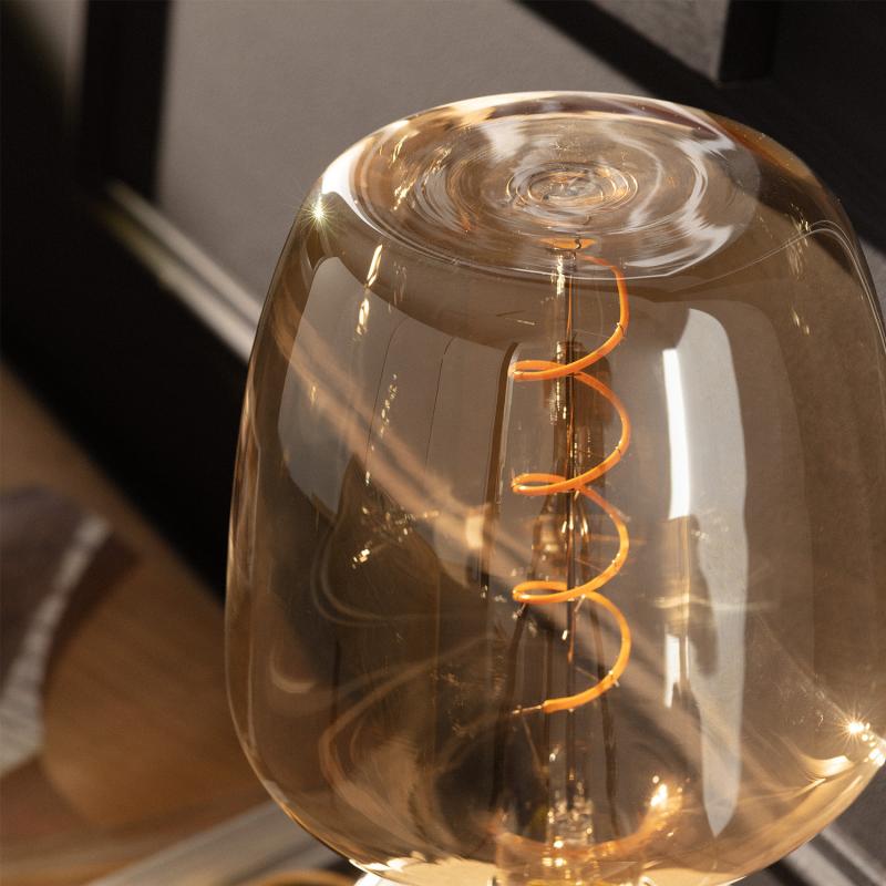 Image de Ampoule LED Filament E27 4W 400 lm G235 Ambre