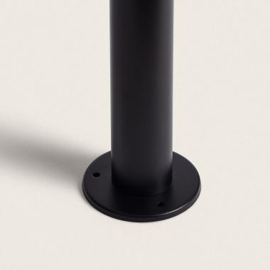 Immagine di Lampioncino Solare per Esterni LED 6W Superficie 45cm con Sensore di Movimento Helios Acciaio Inox 304