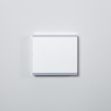 Image of Orus 6W Square Outdoor Double Sided LED Wall Light White