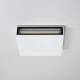 Image de Applique Murale LED Extérieure Luming II 6W Éclairage Double Face Carrée Blanche 