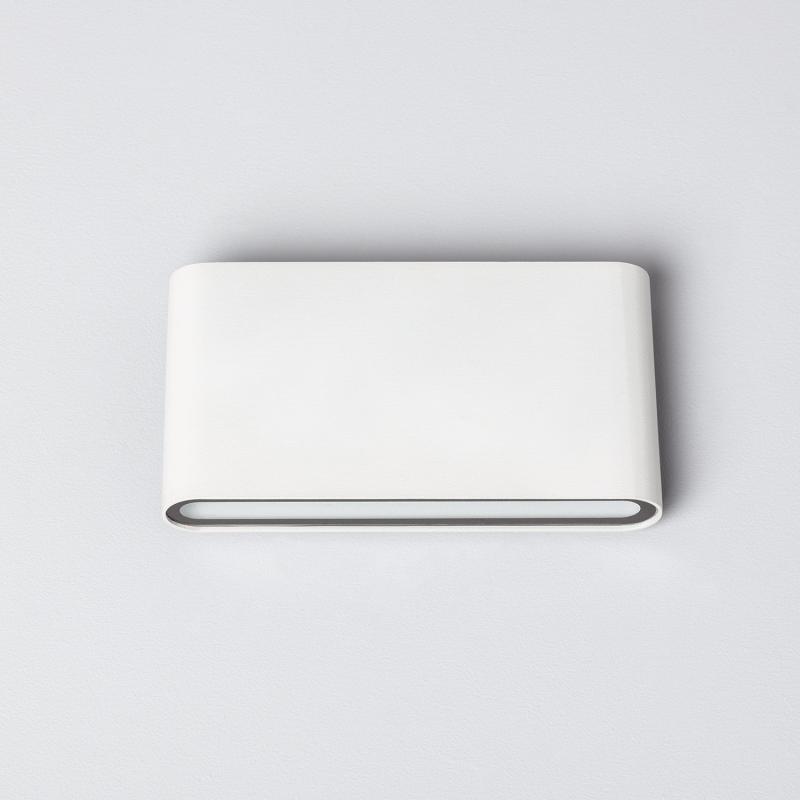 Immagine di Applique da Parete per Esterni LED 12W Alluminio Rettangolare Doppia Luce Luming Bianco
