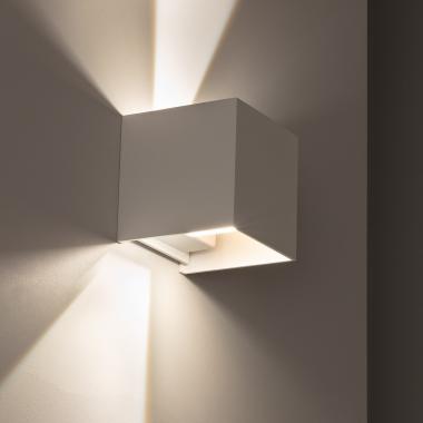 Image de Applique Murale LED Extérieure Aluminium Eros 6W Éclairage Double Face Blanche 