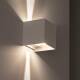 Image de Applique Murale LED Extérieure Aluminium Eros 6W Éclairage Double Face Blanche 