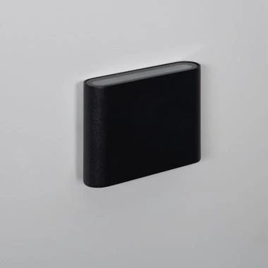 Bild von LED-Wandleuchte 6W Aussen Doppelseitige Beleuchtung Quadratisch Schwarz Luming