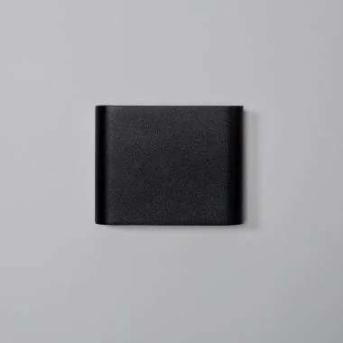 Bild von LED-Wandleuchte 6W Aussen Doppelseitige Beleuchtung Quadratisch Schwarz Luming