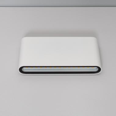 Image of Einar 12W Rectangular Outdoor Double Sided LED Wall Light White