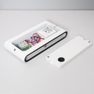 Image of Einar 12W Rectangular Outdoor Double Sided LED Wall Light White