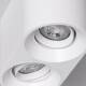 Image de Plafonnier Double Blanc avec Ampoule GU10 Space 