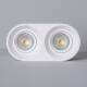 Image de Plafonnier Double Blanc avec Ampoule GU10 Space 