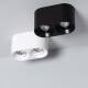 Image de Plafonnier Double Blanc avec Ampoule GU10 Space 