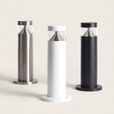 Image of 5W Inti Stainless Steel Outdoor Bollard in White 30cm 