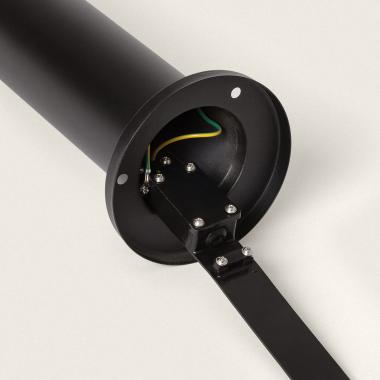 Immagine di Lampioncino Esterno LED 5W Superficie 30 cm Inti Inossidabile Nero 