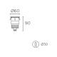 Image de Spot LED Extérieur 1W Encastrable au Sol Gea Signaling LEDS-C4 55-9620-54-CL