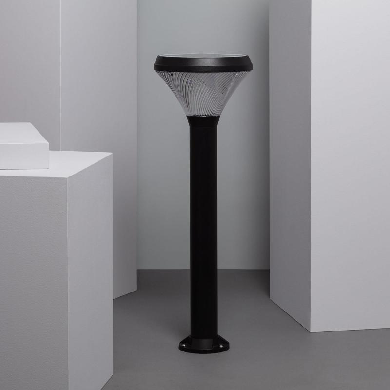 Image de Balise LED Solaire Extérieure 1.5W en Saillie sur Pied 60cm Pilote