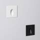 Image de Balise LED Extérieure 3W Encastrable au Mur Carée Bombée Olite Blanche