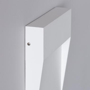 Image de Balise LED Extérieure 6.5W en Saillie au Mur Carrée Jade Blanche 