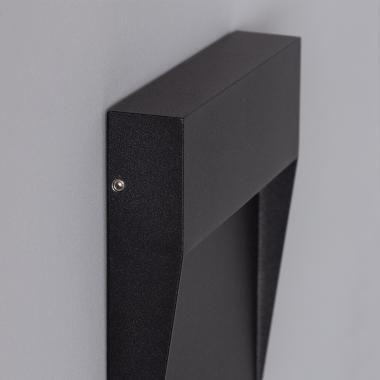 Image de Balise LED Extérieure 6.5W en Saillie au Mur Carrée Jade Noire 