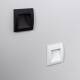 Image de Balise LED Extérieure 4W Encastrable au Mur Carrée Leif Noire