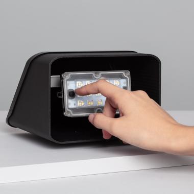 Immagine di Applique da Parete LED Solare Alluminio Per Esterni con Sensore di Movimento Radar Namib 