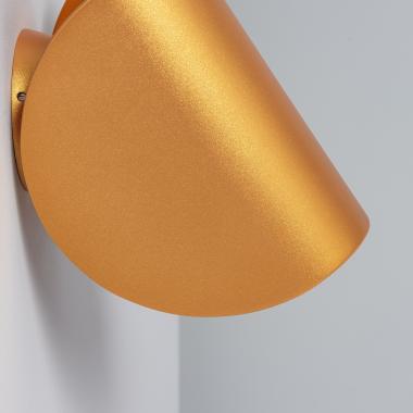 Bild von LED-Wandleuchte 6W aus Aluminium beidseitige Beleuchtung Gaia Gold
