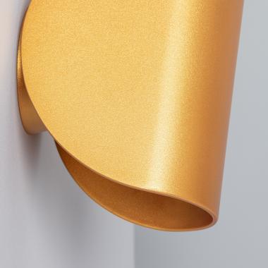 Bild von LED-Wandleuchte 6W aus Aluminium beidseitige Beleuchtung Gaia Gold