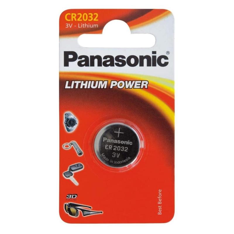 Afbeelding van Blisterverpakking 1 Lithium batterij 3V PANASONIC CR-2032EL/1B