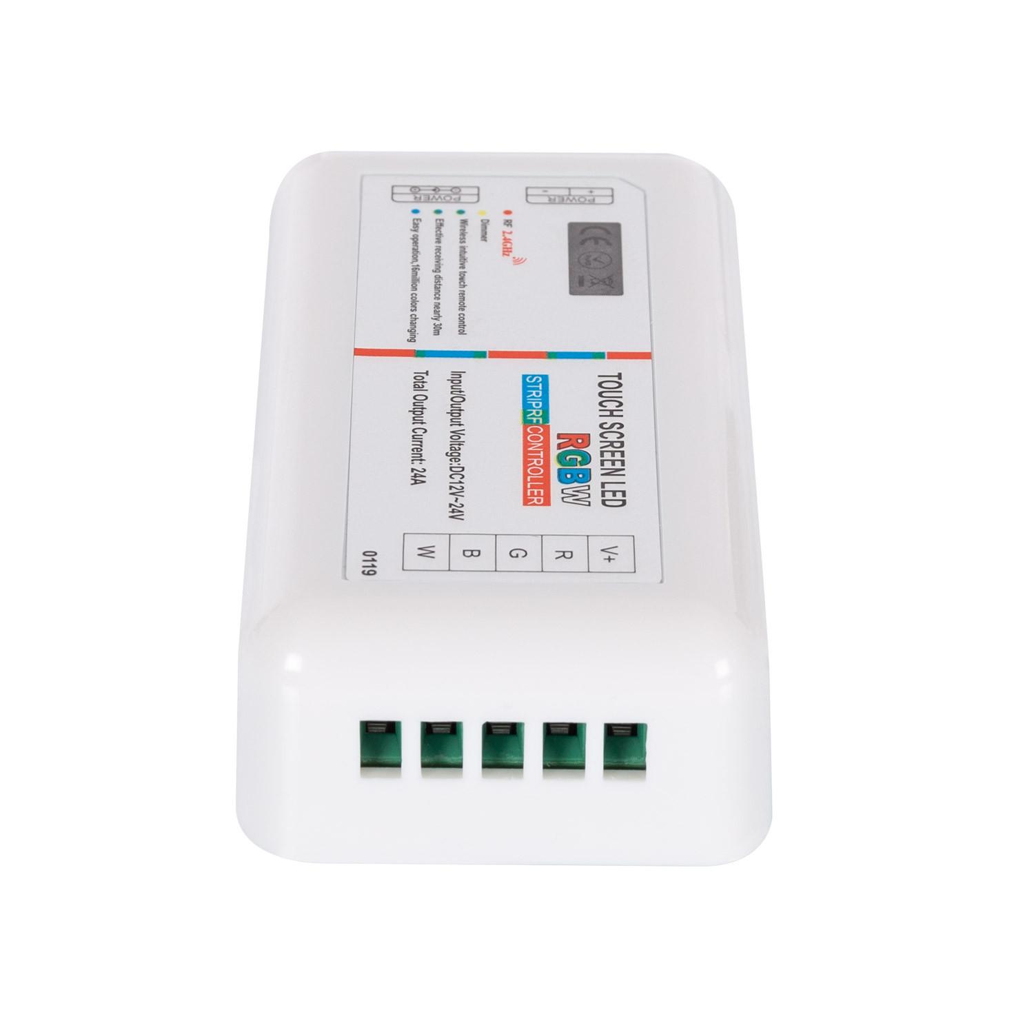 Sterownik Ściemnialny Dotykowy do Taśm LED RGBW 12/24V DC z Pilotem RF - widok 3