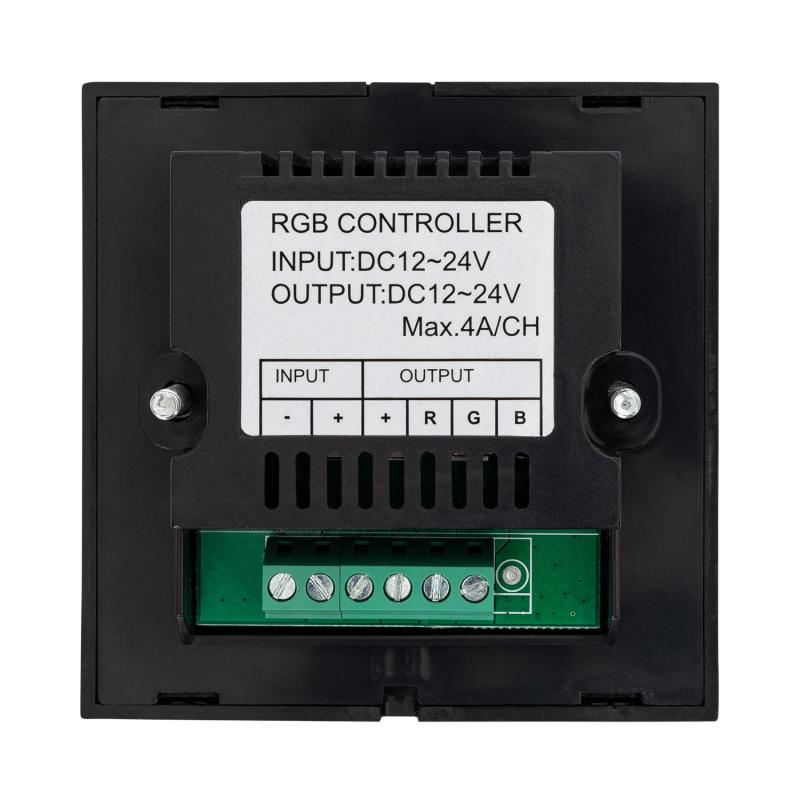 Jadeshay Dimmer Wall Mounted Touch Panel Controller - DC 12V-24V Brightness Adjustable Switch For LED Strip Light - Single Color Jadeshay Dimmer Wall Mounted Touch Panel Controller - DC 12V-24V Brightness Adjustable Switch For LED Strip Light - Single Color