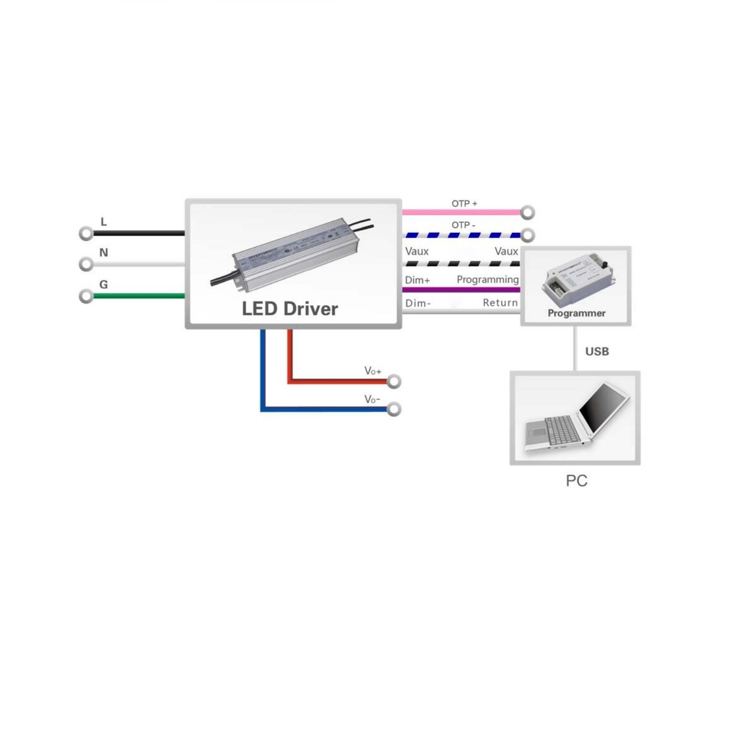 Driver INVENTRONICS Regulowany 1-10V IP67 24-60V DC 12.5A 650W EUD-60012ADT  156353 - widok 3