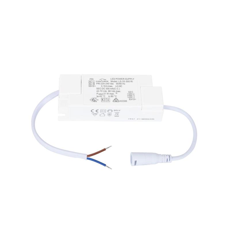 Bild von Treiber EAGLERISE 220-240V Anti-Flicker Ausgang 42-70V 300mA 21W LS-20-300RI