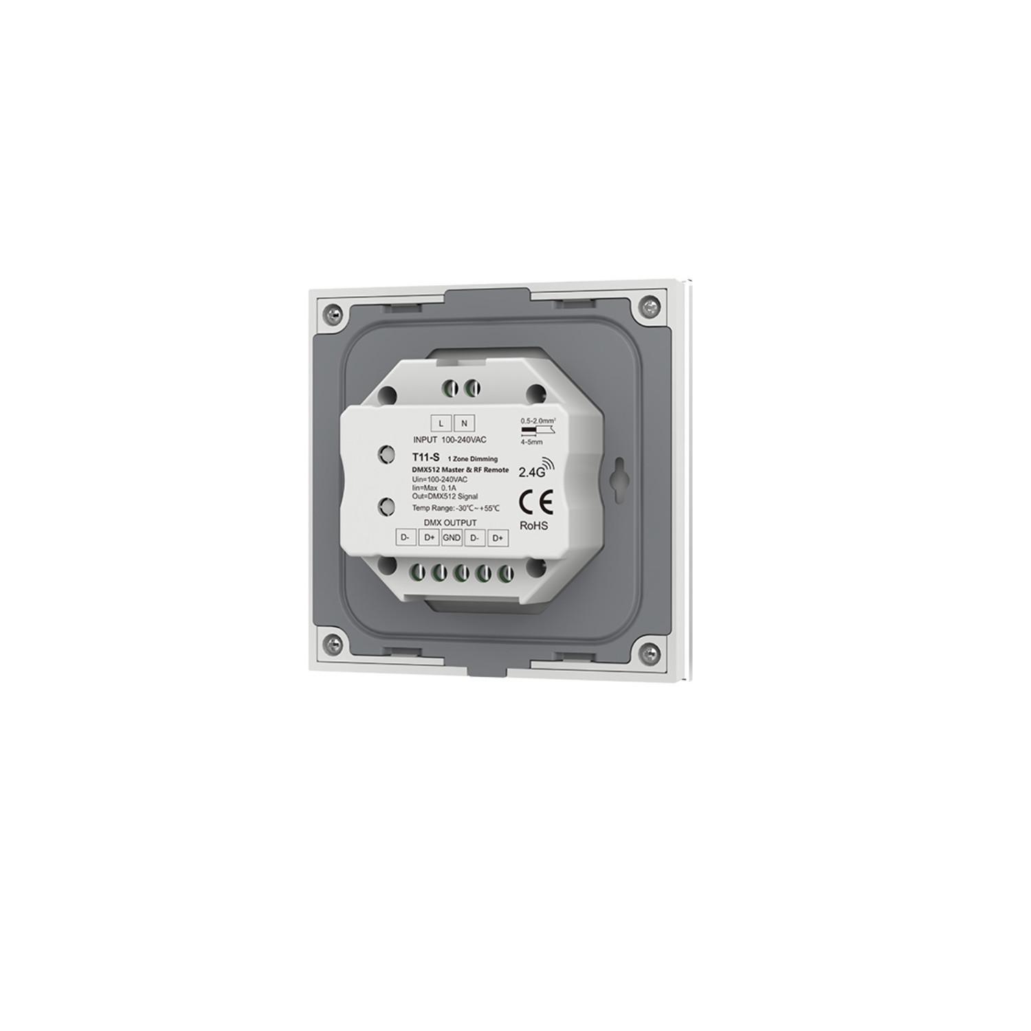 Ściemniacz Master DMX Dotykowy do Taśmy LED 12/24V DC Jednokolorowa - widok 3