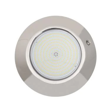 Afbeelding van Zwembad lamp Opbouw LED onderdompelbaar IP68 3000K 12V AC/DC  RVS 24W 