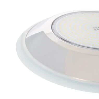Afbeelding van Zwembad lamp Opbouw LED onderdompelbaar IP68 3000K 12V AC/DC  RVS 24W 