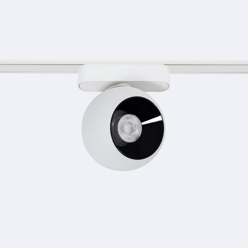 Image de Spot LED pour Rail Magnétique 25 mm SuperSlim Concave 12W 48V Blanc Ø100 mm