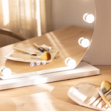 Immagine di Specchio da Bagno con Luce LED Ø50 cm Aguadilla 