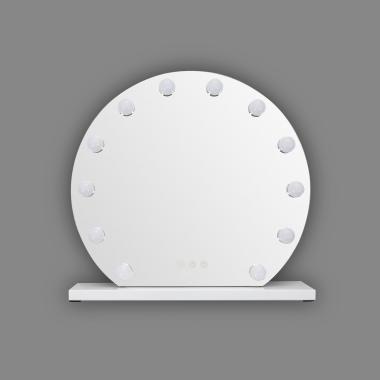 Immagine di Specchio da Bagno con Luce LED Ø50 cm Aguadilla 