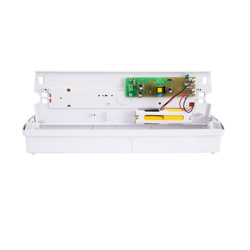 Luce Twinspot 6w LEDKIA Luce Emergenza LED 400lm 6W IP65 - Plafoniera Sicurezza Per Interni Ed Esterni Lampade Con Batterie - 8