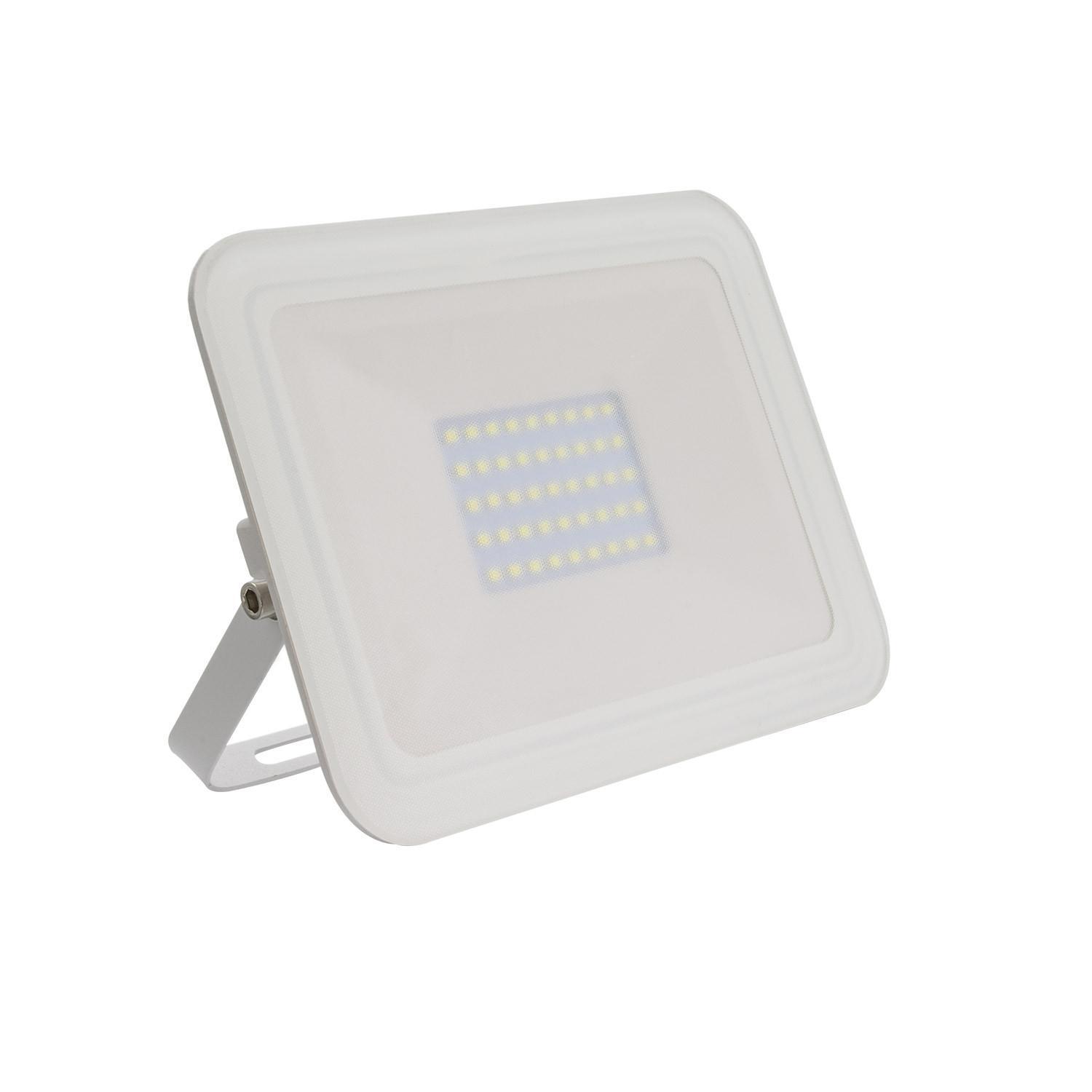 Naświetlacz LED 30W 120lm/W IP65 Slim Szklany Biały - parametry