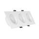 Immagine di Downlight Quadrati Basculante GU10 6W PC Foro 75x235 mm PC