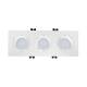 Immagine di Downlight Quadrati Basculante GU10 6W PC Foro 75x235 mm PC