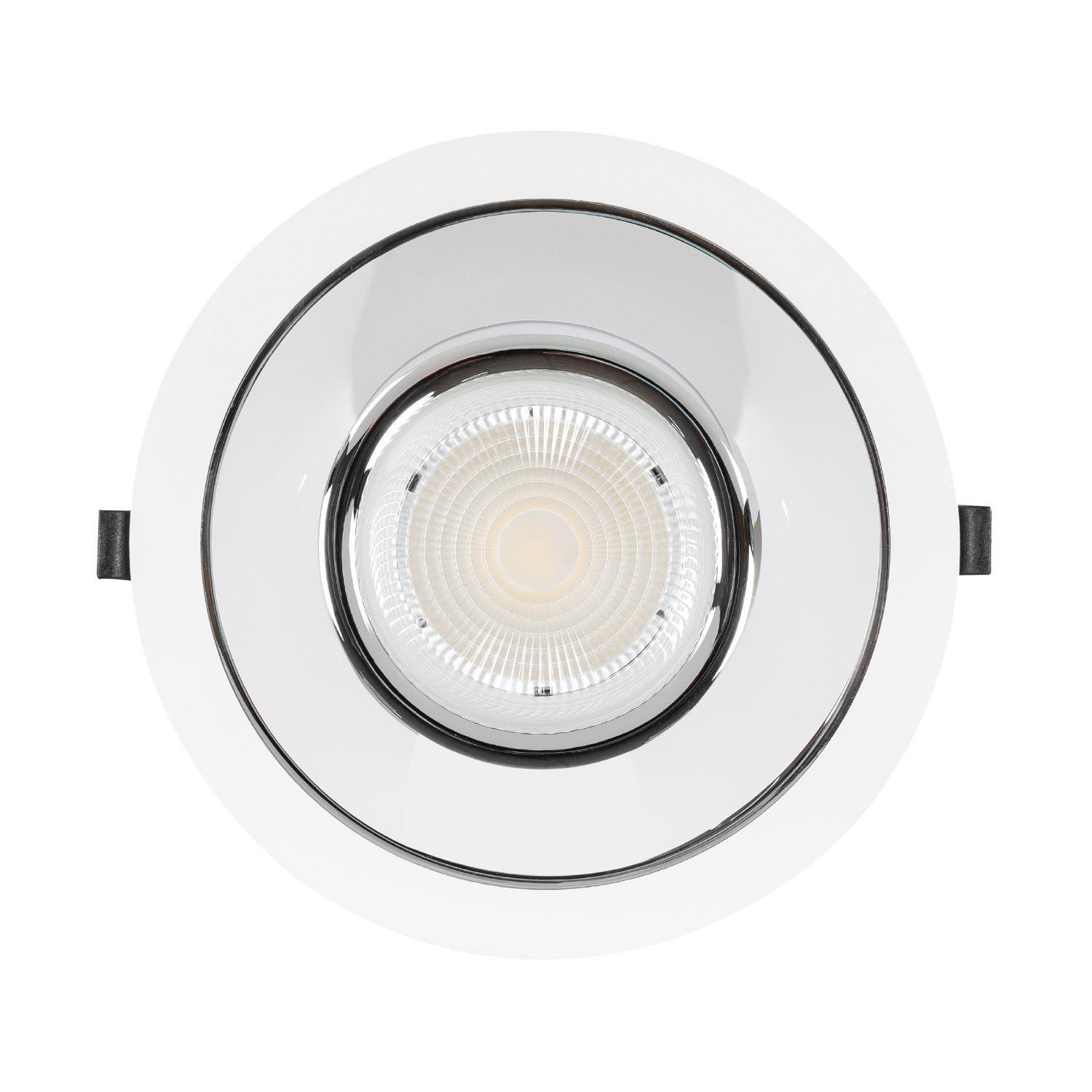 Downlight LED 36W Okrągły (UGR15) LuxPremium Biały LIFUD Średnica Wycięcia Ø 170 mm - widok prezentacyjny
