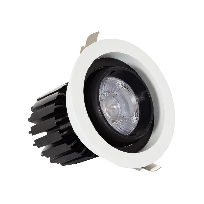 LEDKIA Einbaustrahler 18W CCT Wählbar - Flach, Rund, IP54, 155mm Ausschnitt, Für Innen & Außen