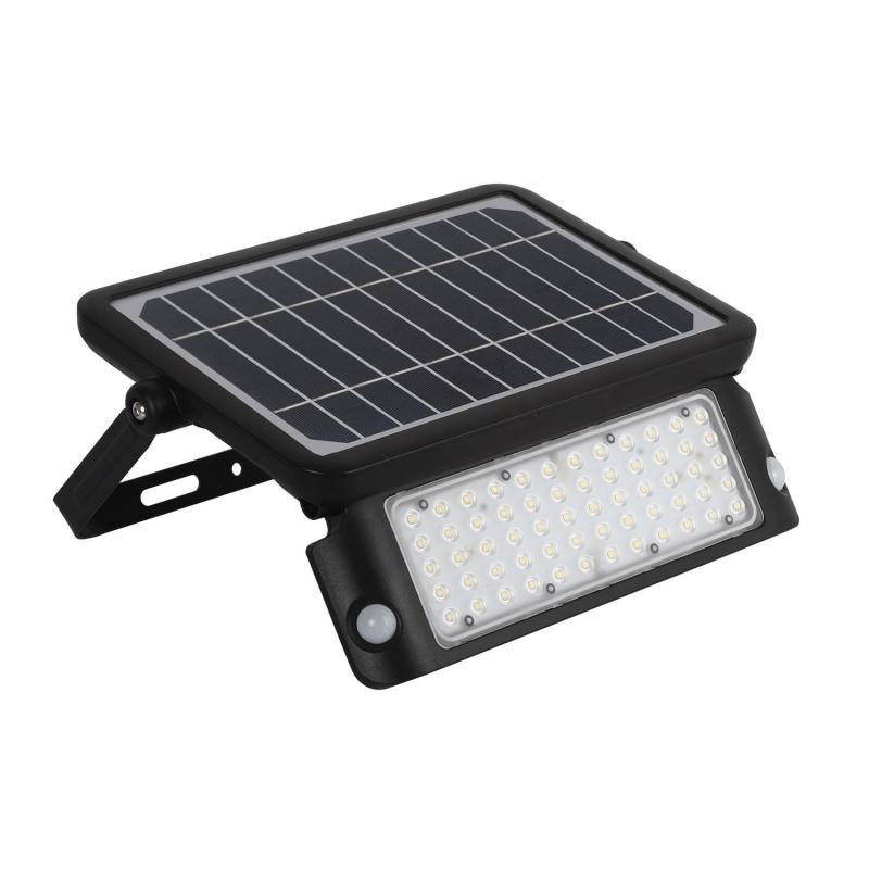 Immagine di Proiettore LED Solare 10W IP65 con Sensore di Movimiento PIR e Crepuscolare