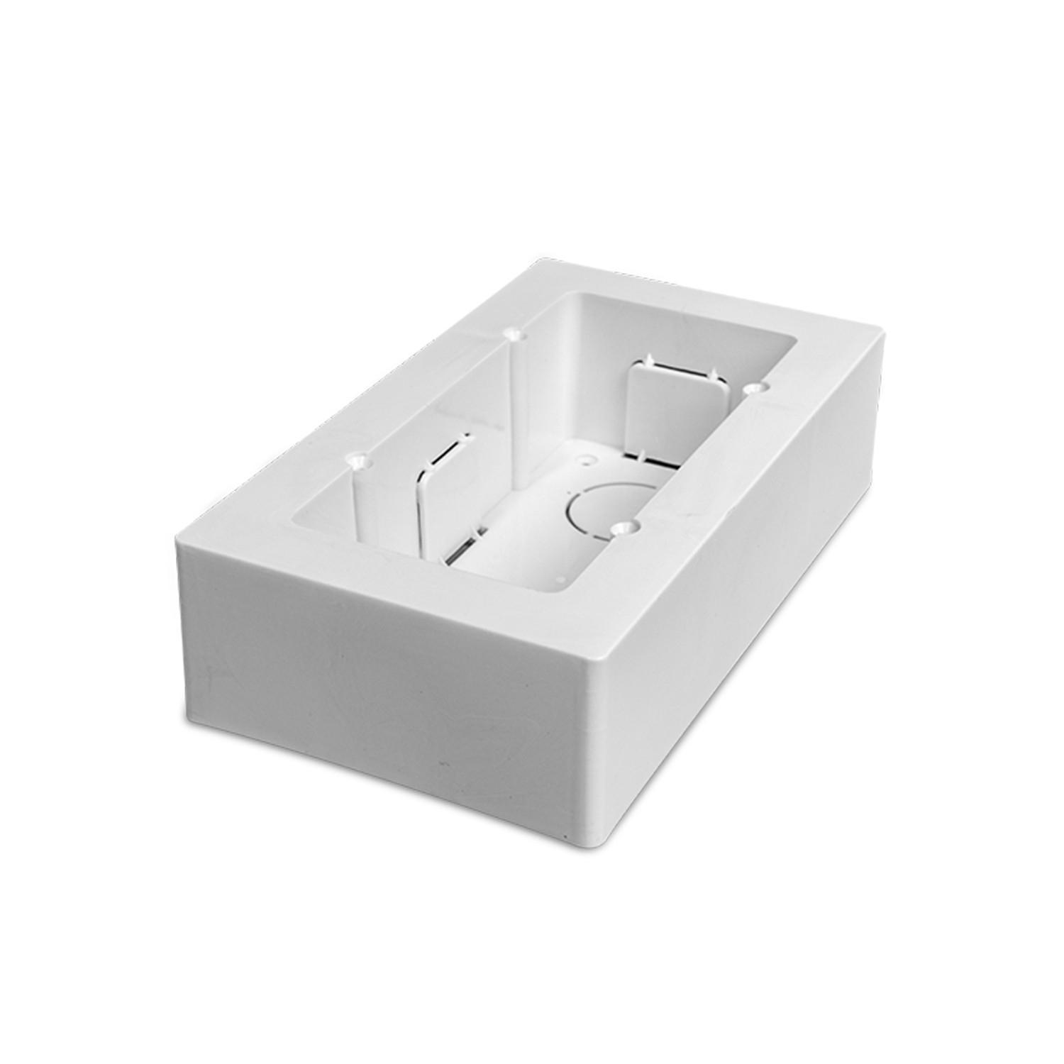 Puszka Naścienna Uniwersalna Natynkowa 161x92x42 mm - widok szczegółowy