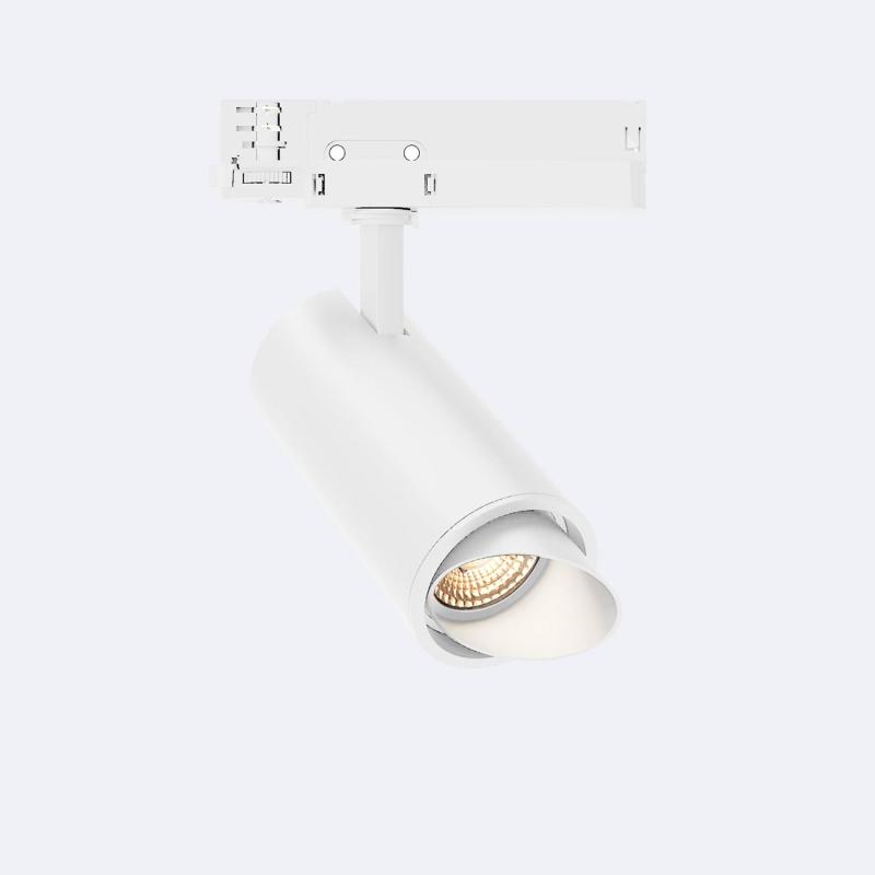 Image of Fasano Cylinder Bezel 30W 3-Circuit Track DALI Dimmable LED Spotlight White