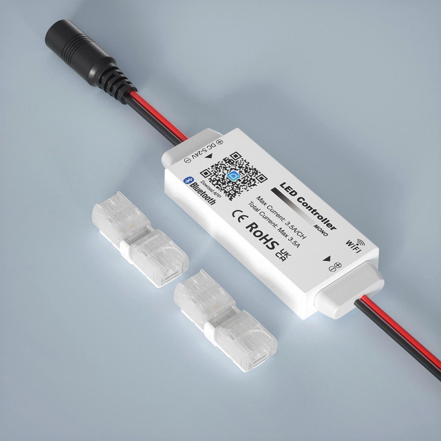 Kontroler Ściemniacza WiFi Monokolorowa Taśma LED 5/24V DC - widok 2