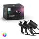 Image de Kit Spot sur Piquet White Color Lily 3x8W PHILIPS Hue 