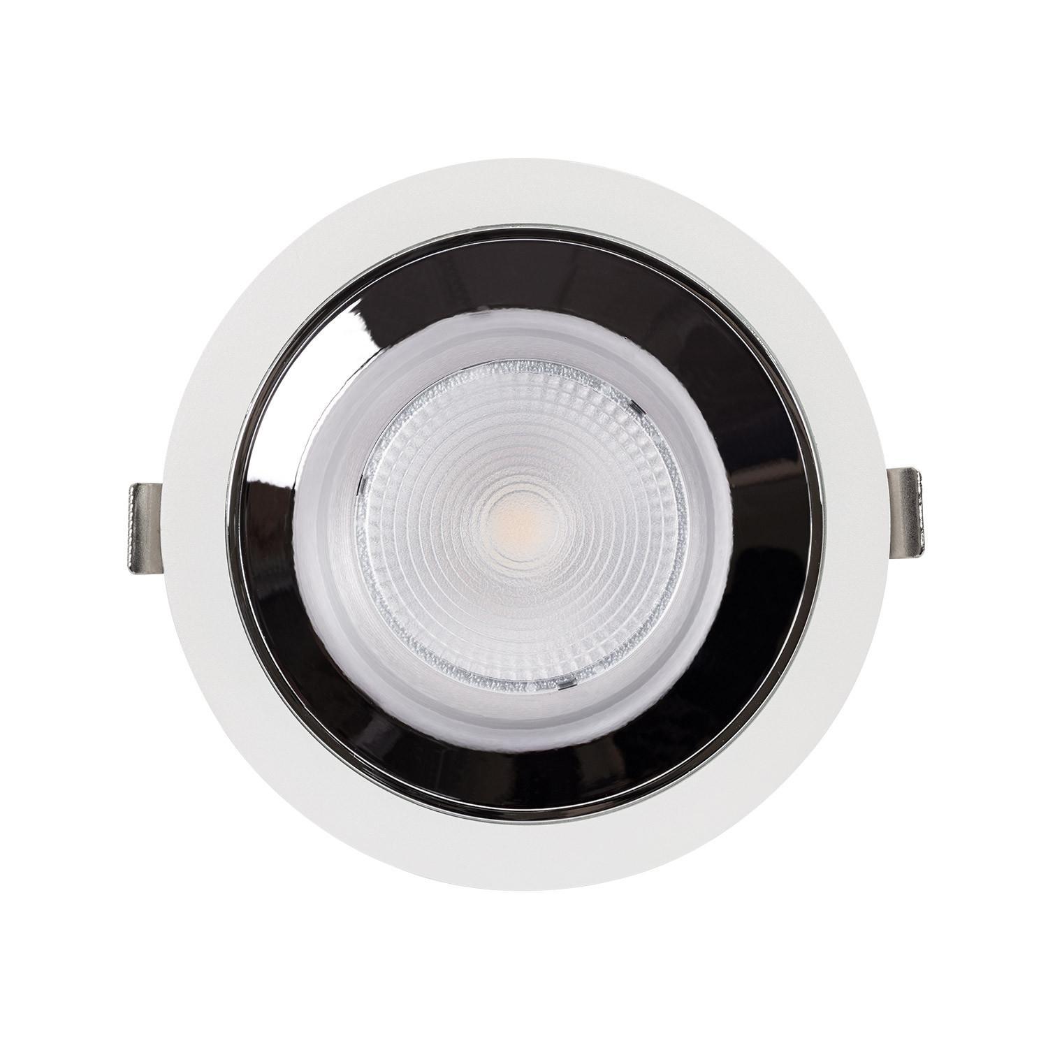 Downlight LED 30W Okrągły (UGR15) LuxPremium CRI90 LIFUD Cięcie Ø 145 mm - widok prezentacyjny
